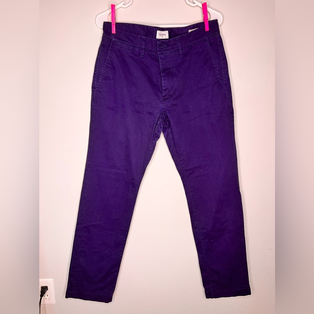 Goodfellow & Co Men's Navy Hennepin Chino Slim Pants 31Wx32L